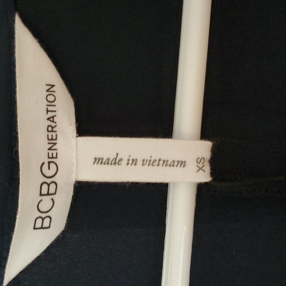 BCBG Navy wrap dress - Picture 2 of 8